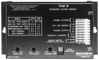 BOGEN COMMUNICATIONS,TAMB,Telephone equipment