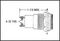Oil tight Base  103 Series  1 inch Mount