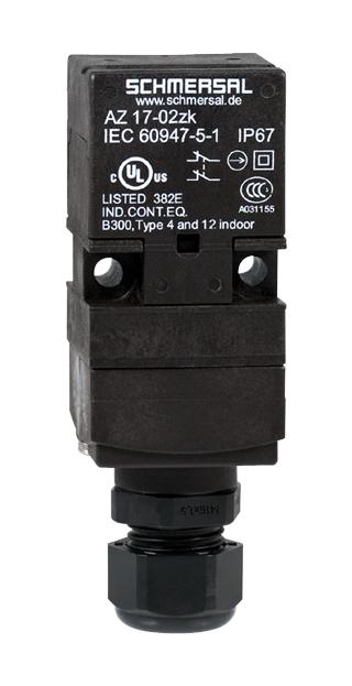 AZ17-02ZK SCHMERSAL, SAFETY SWITCH, DPST-NC, 4A | Newark Electronics