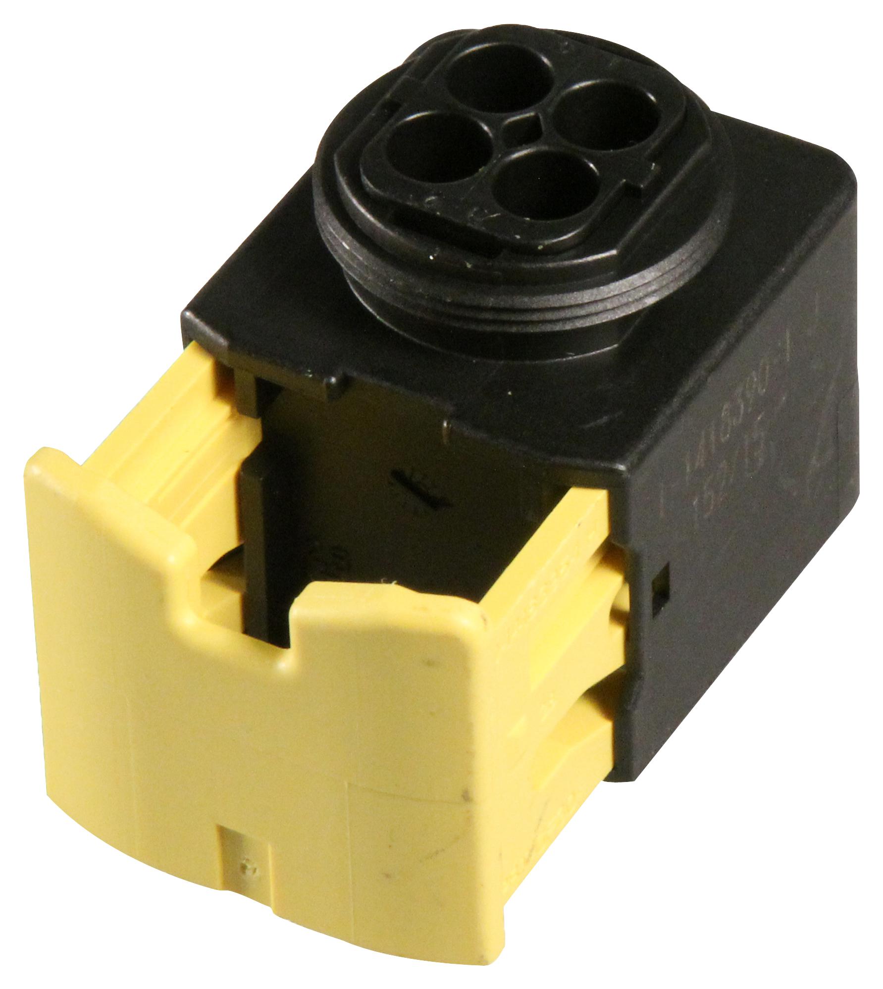 1-1418390-1 TE CONNECTIVITY, RECEPTACLE HOUSING, 4POS, GF PBT