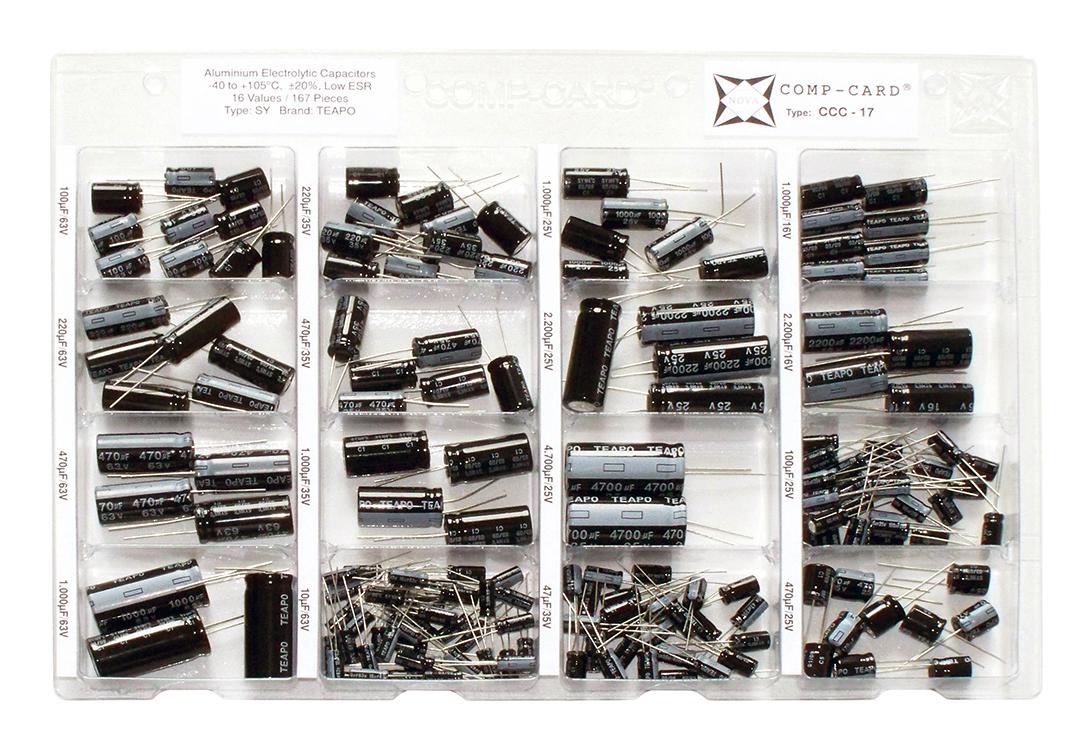CCC17 Nova CAPACITOR KIT, ALUM ELECT CAPACITOR