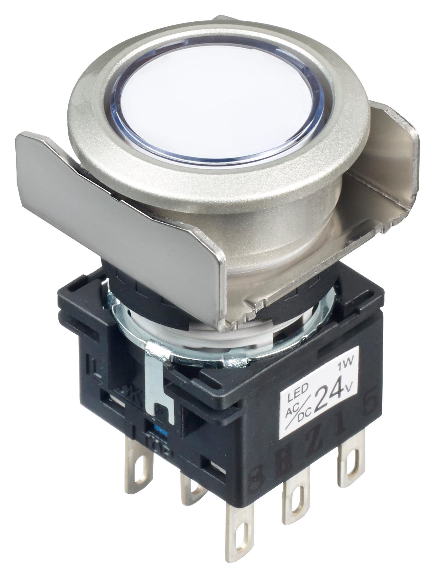 LB6ML-A1T64PW - Idec - PB SWITCH, ILLUM, DPDT