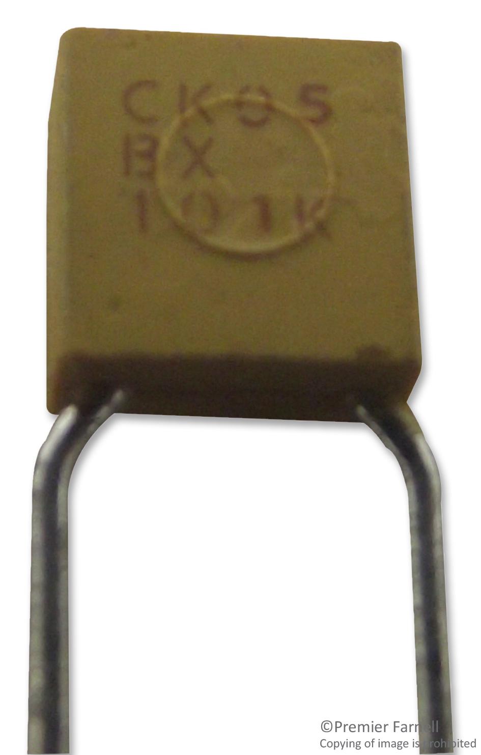 CK05BX101K Kyocera Avx Multilayer Ceramic Capacitor, CK05 Series