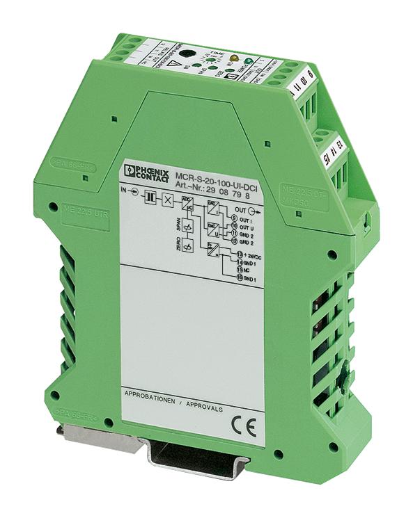 2908798 Phoenix Contact CURRENT TRANSDUCER, 30VDC, DIN RAIL