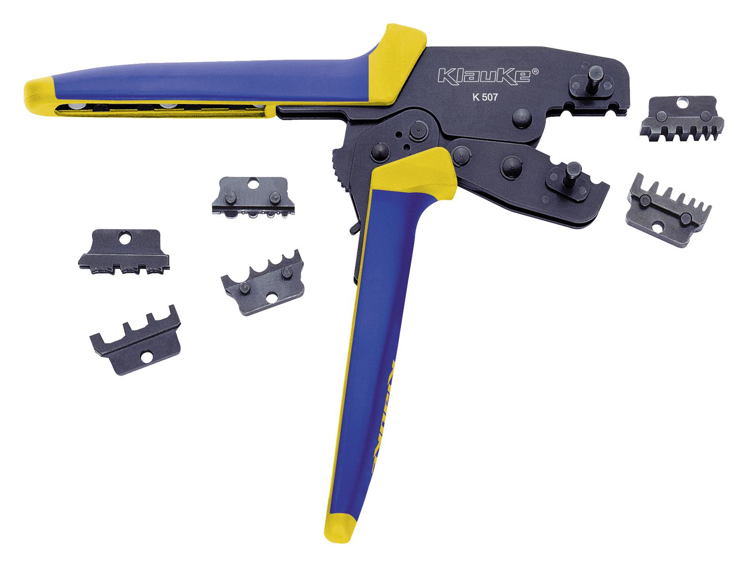 K507 GUSTAV KLAUKE, CRIMP TOOL, RATCHET, 220MM | Newark Electronics