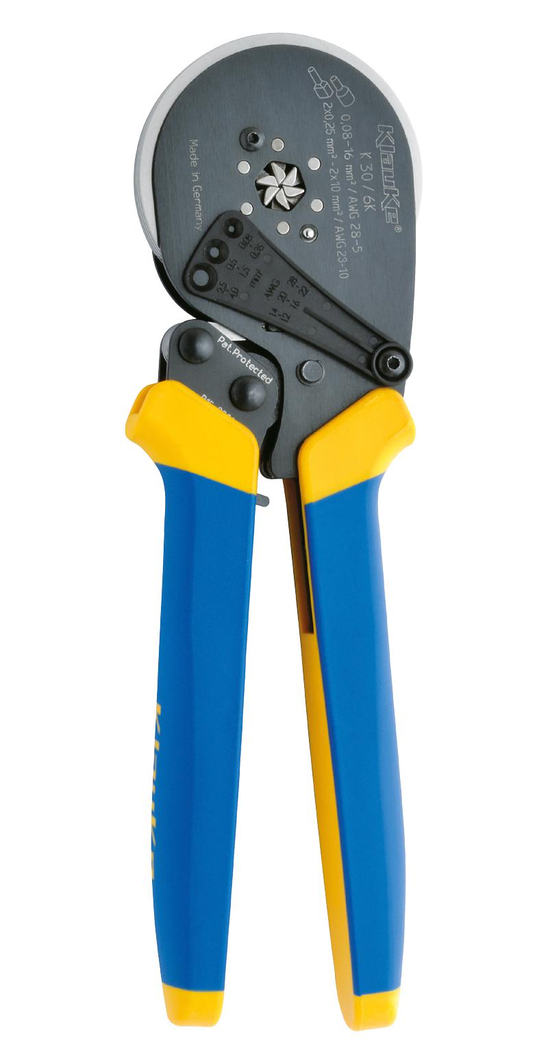 K306K GUSTAV KLAUKE, CRIMP TOOL, RATCHET, 0.08-16MM2 | Newark