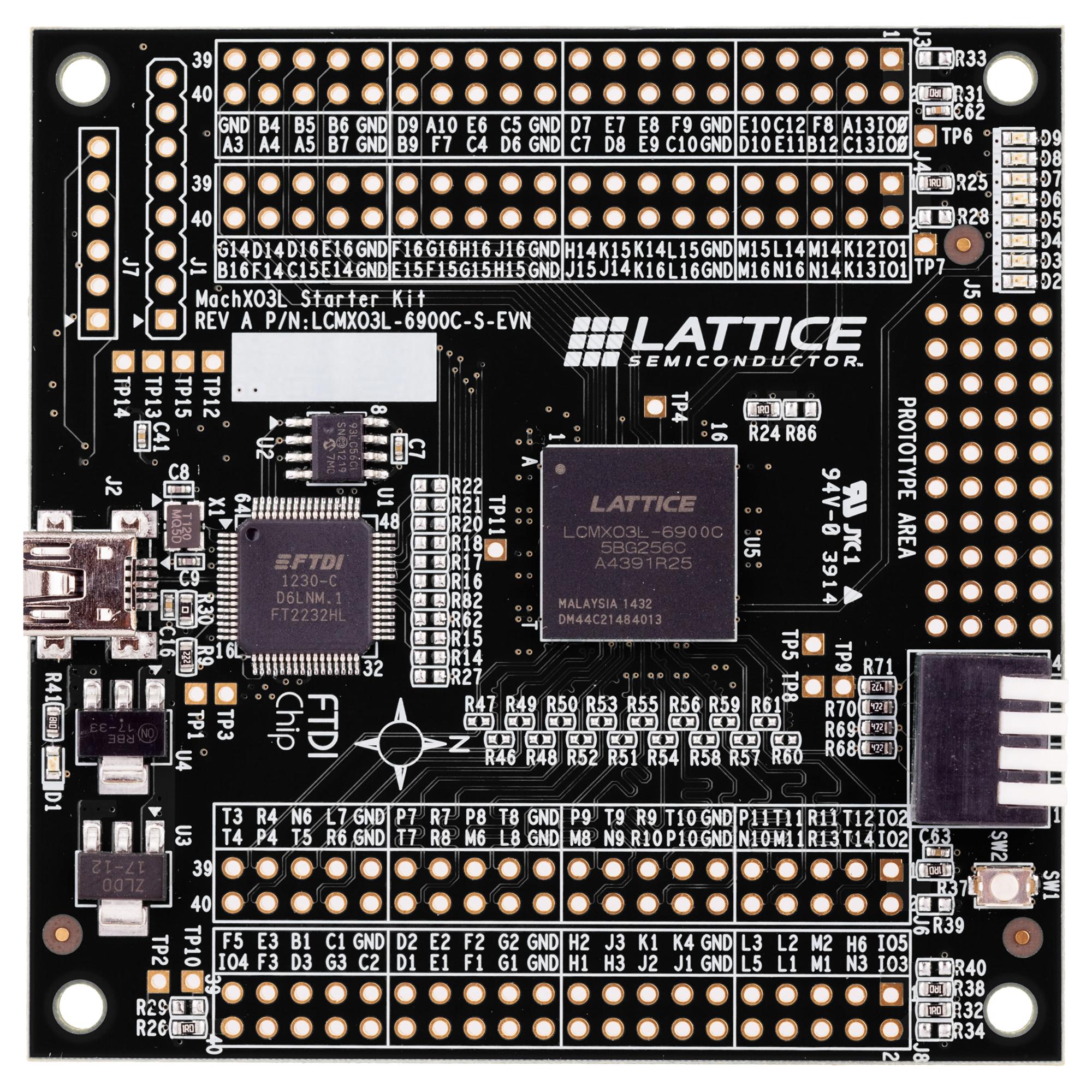 LCMXO3LF-6900C-S-EVN LATTICE SEMICONDUCTOR, STARTER KIT, MACHXO3LF