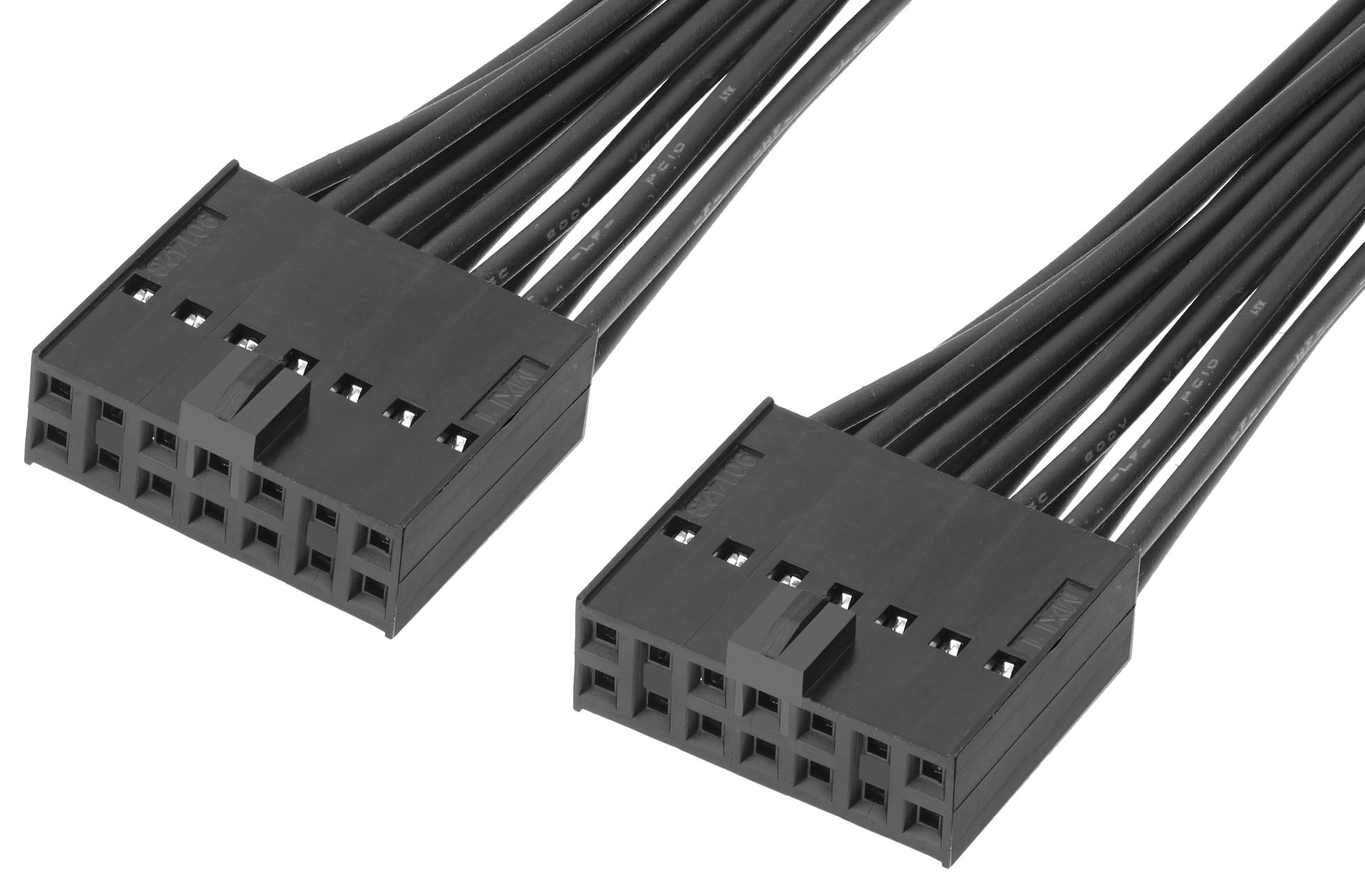 219658-1143 - Molex - CABLE ASSY, 14P RCPT-RCPT, 300MM ROHS COMPLIANT: YES