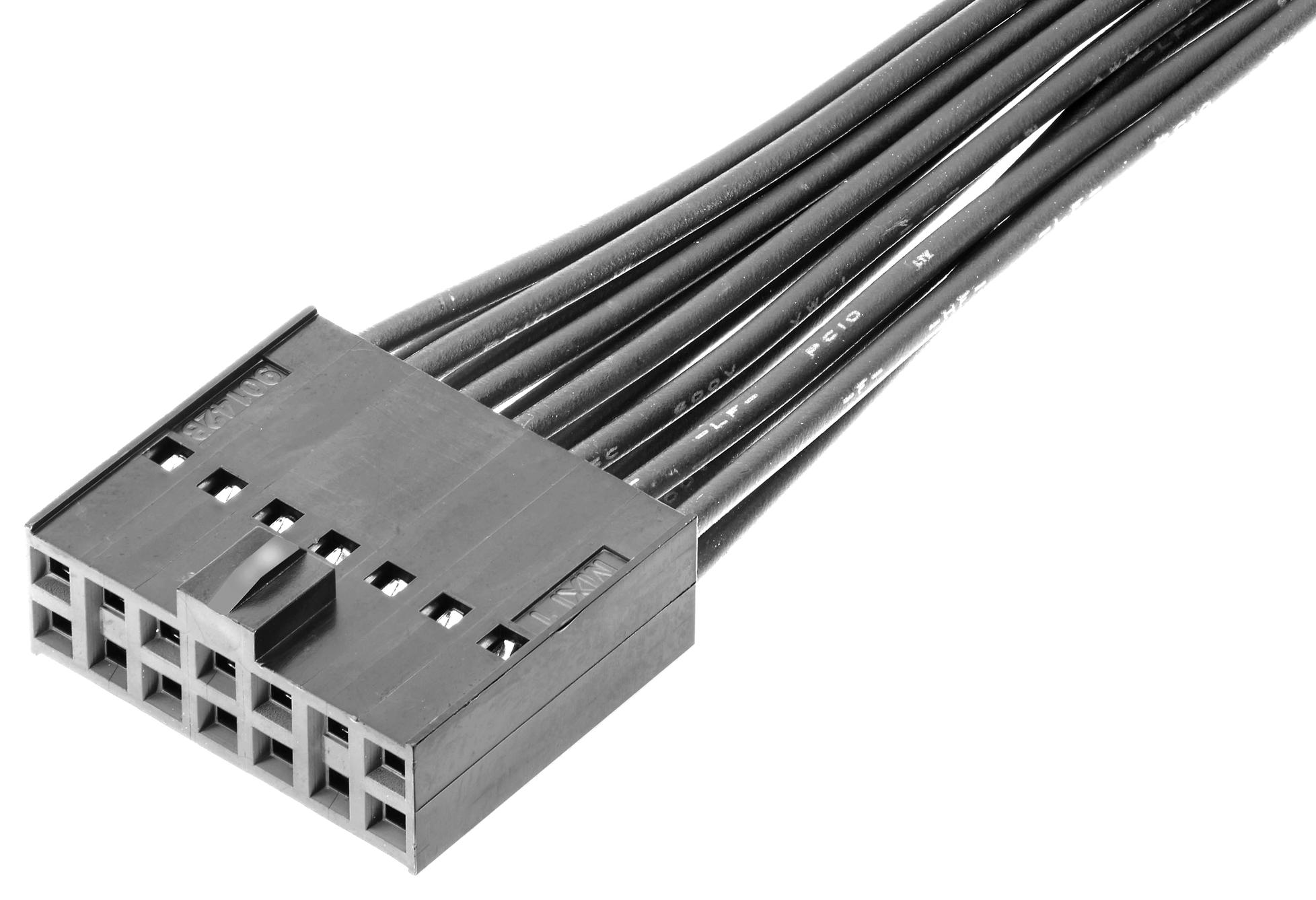 219658-1143 - Molex - CABLE ASSY, 14P RCPT-RCPT, 300MM ROHS COMPLIANT: YES