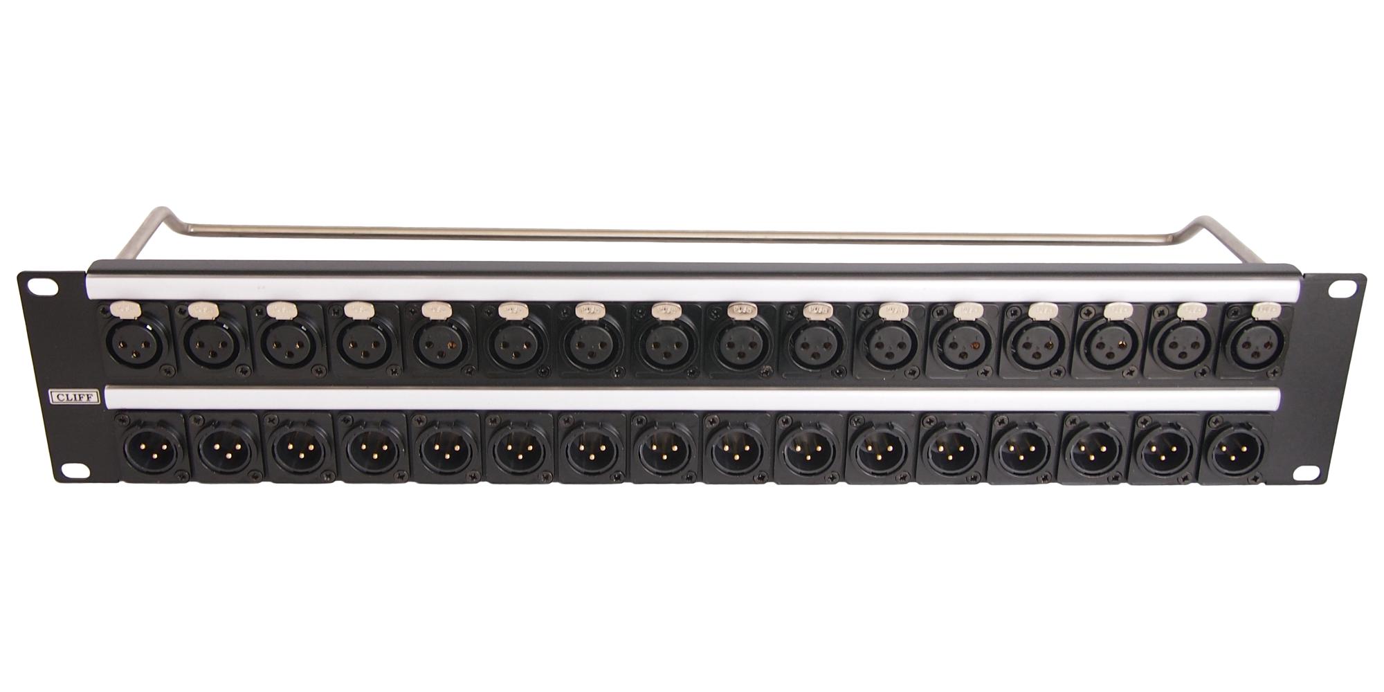 CP30192 CLIFF ELECTRONIC COMPONENTS, PATCH PANEL, XLR, 96PORT