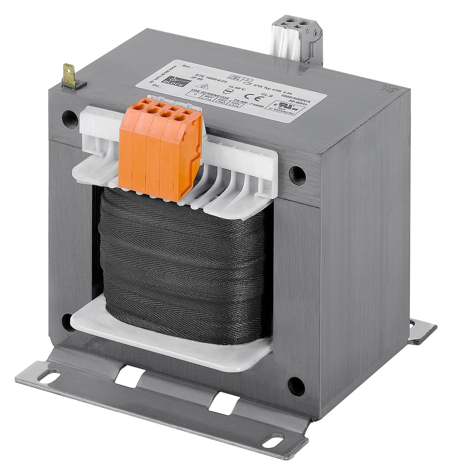 STE 2000/4/23 BLOCK, CHASSIS MOUNT TRANSFORMER, 2KVA ROHS