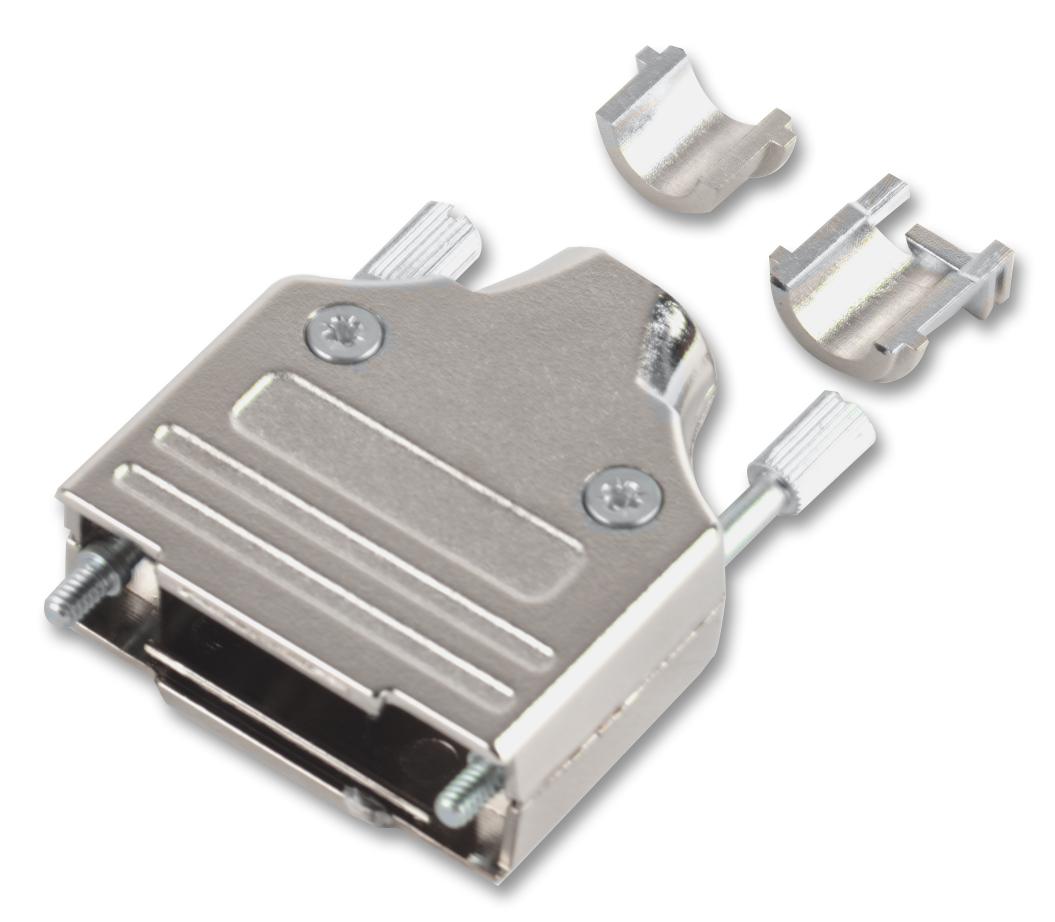 MHDM-25-K MH CONNECTORS, D SUB HOOD, SIZE DB, STEEL | Newark
