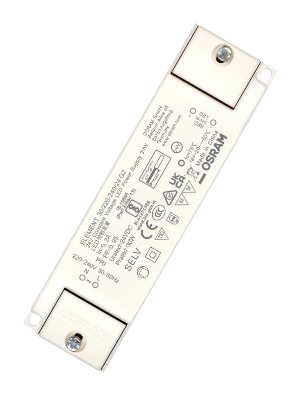 ELEMENT-30/220-240/24-G2 OSRAM, LED DRIVER, CONSTANT VOLTAGE, 30W