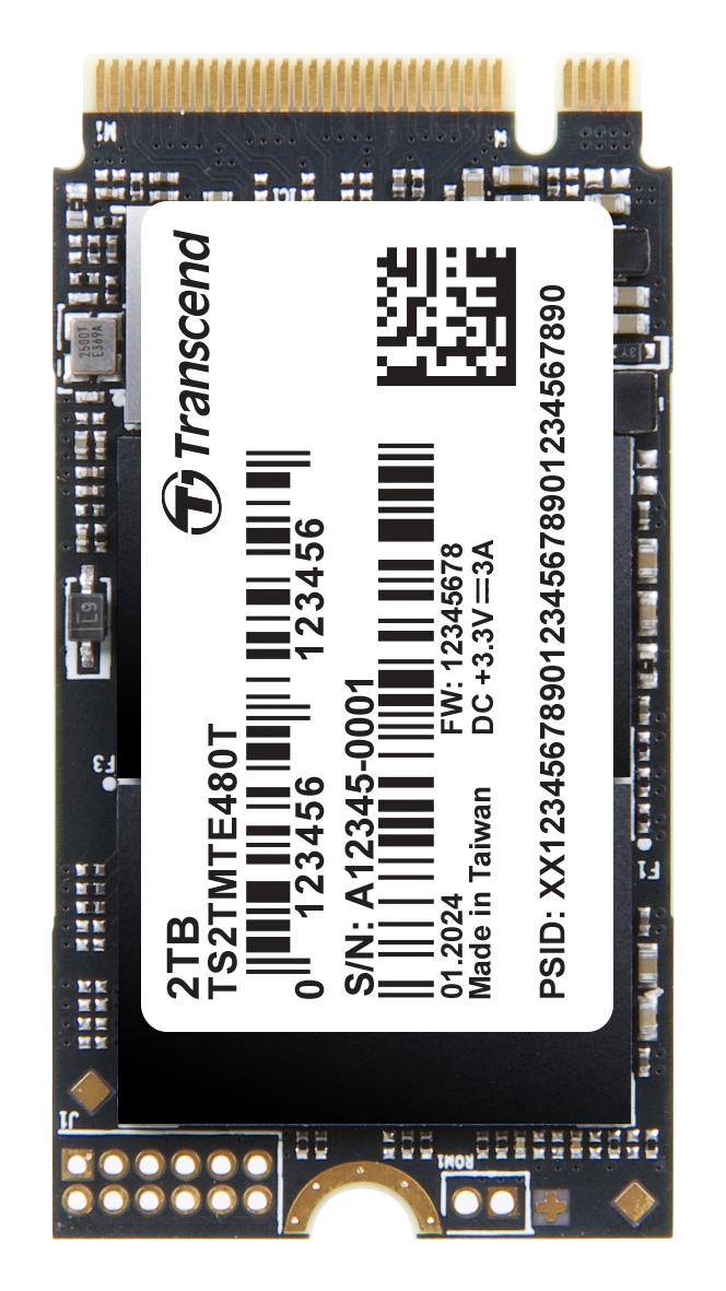 TS2TMTE480T TRANSCEND, SSD, PCIE/NVME, 3D NAND | Newark Electronics