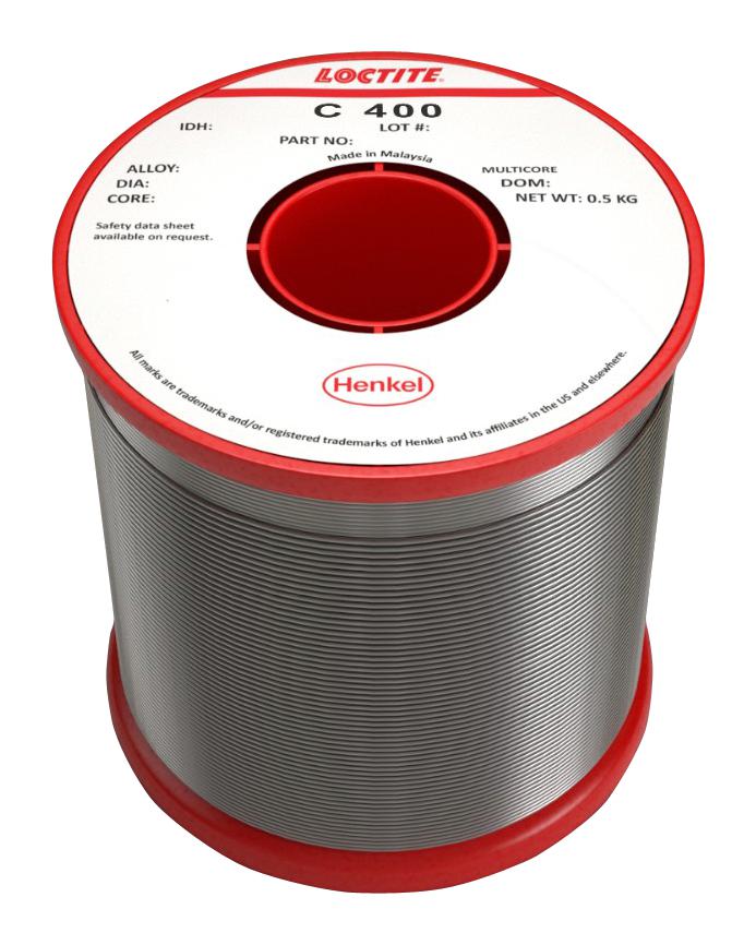 ステンレスシャツクル16mm  C C 400 60EN 5C 0.7MM S 500G MULTICORE / LOCTITE, SOLDER WIRE