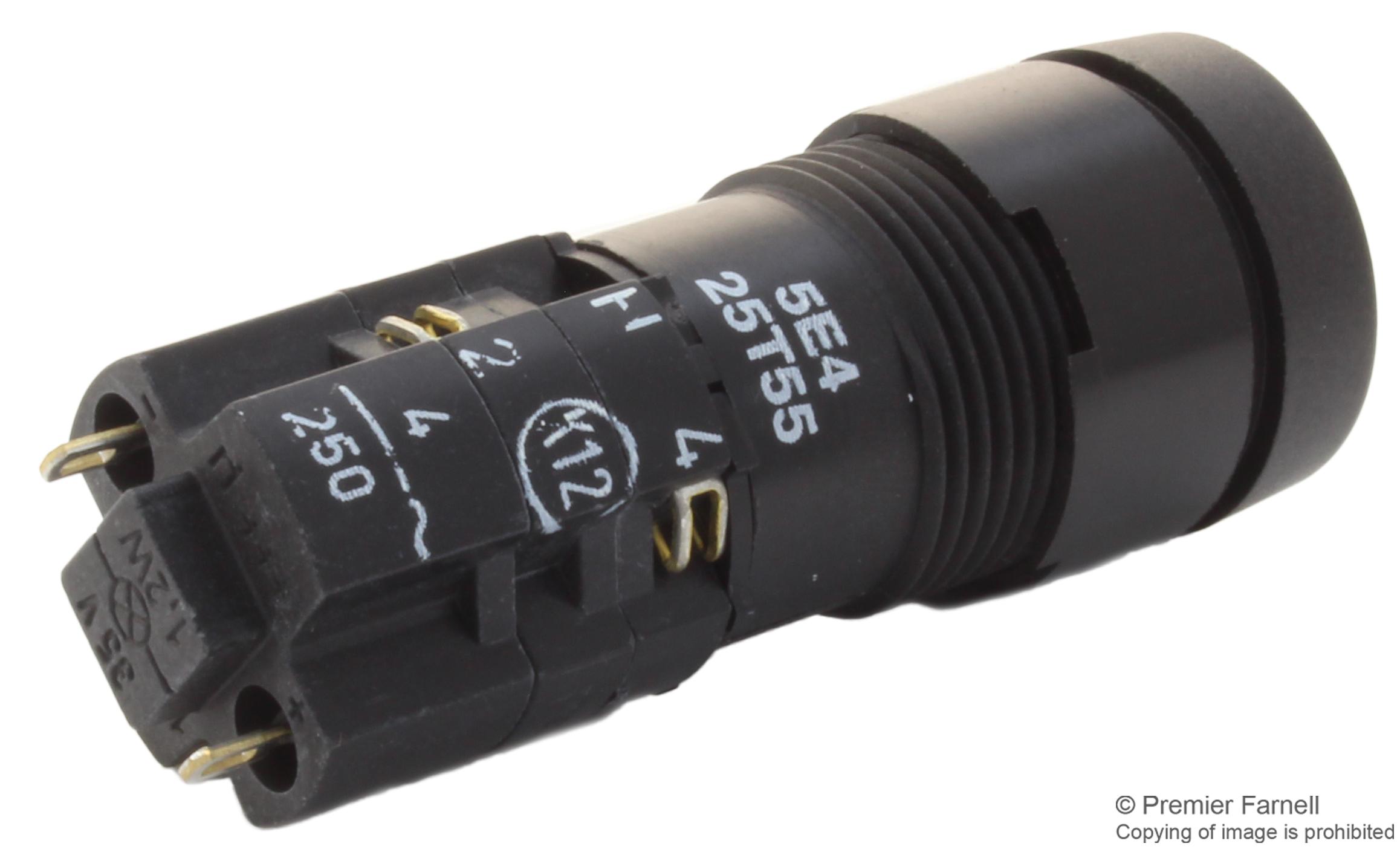 1.15.108.551/0000 RAFI, Illuminated Pushbutton Switch, 1NC / 1NO
