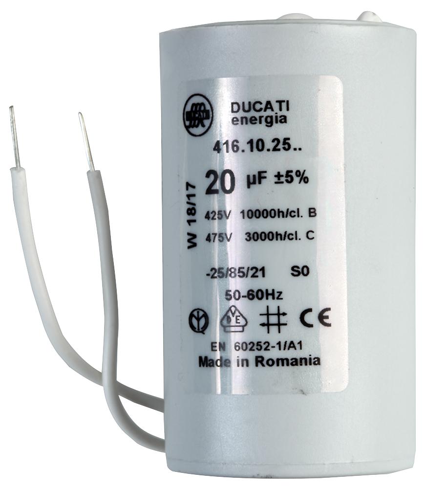 12uF Motor Run Capacitor Metallised Polypropylene 450V - Switch