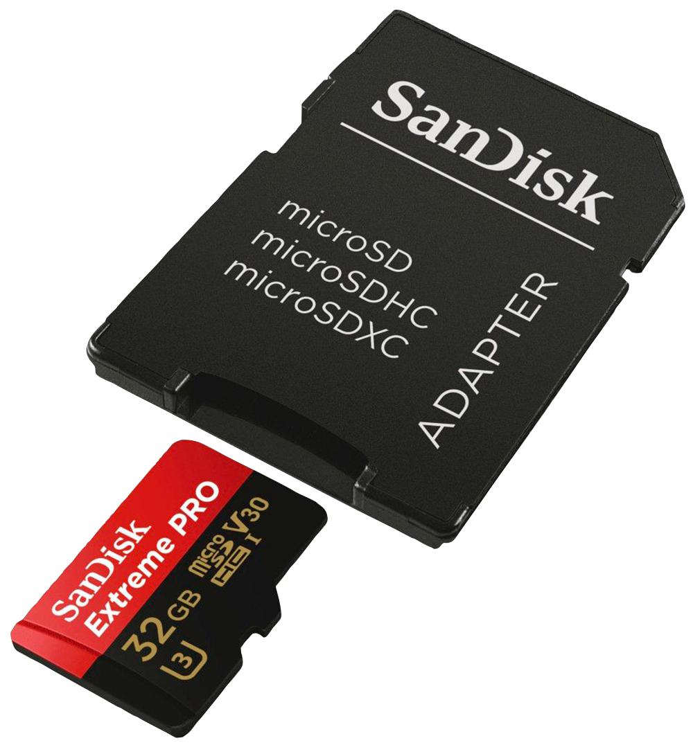 SDSQXCG-032G-GN6MA SANDISK, EXTREMEPRO C10 MICROSDHC 32GB V30 ROHS