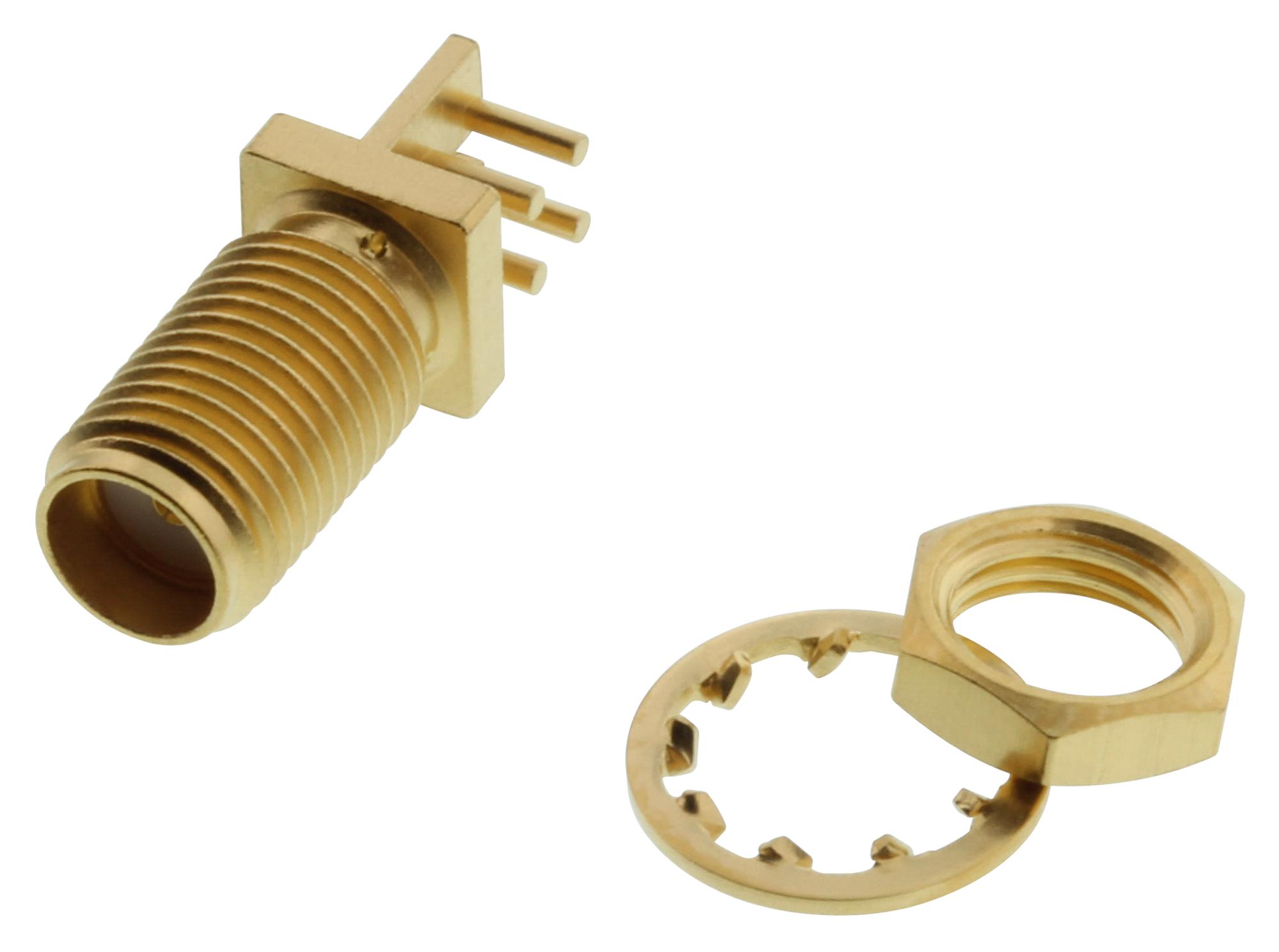 1421711801 Johnson Cinch Connectivity RF / Coaxial Connector, SMA Coaxial, Straight Jack