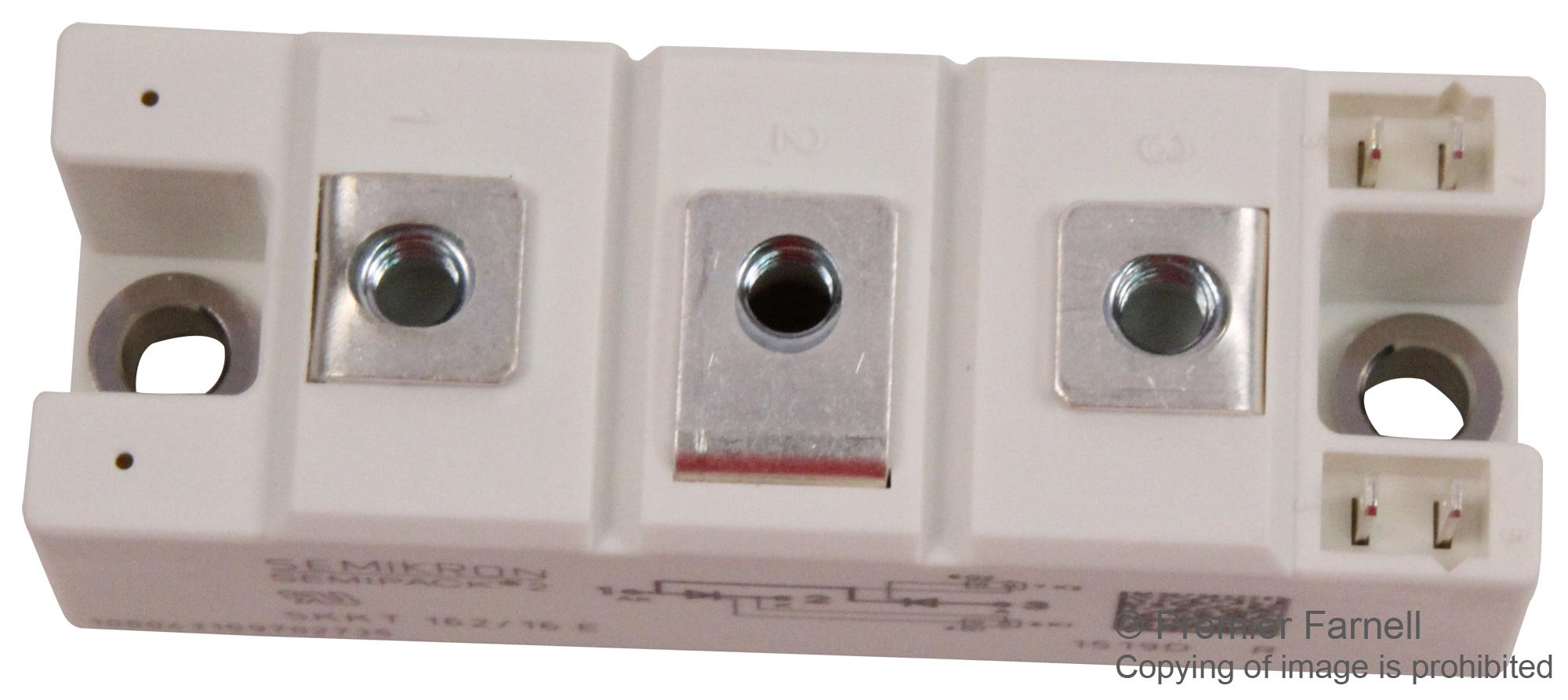 SEMIKRON SKKT162/16E Thyristor Module – 162A, 1600V – New, SKKT16216E