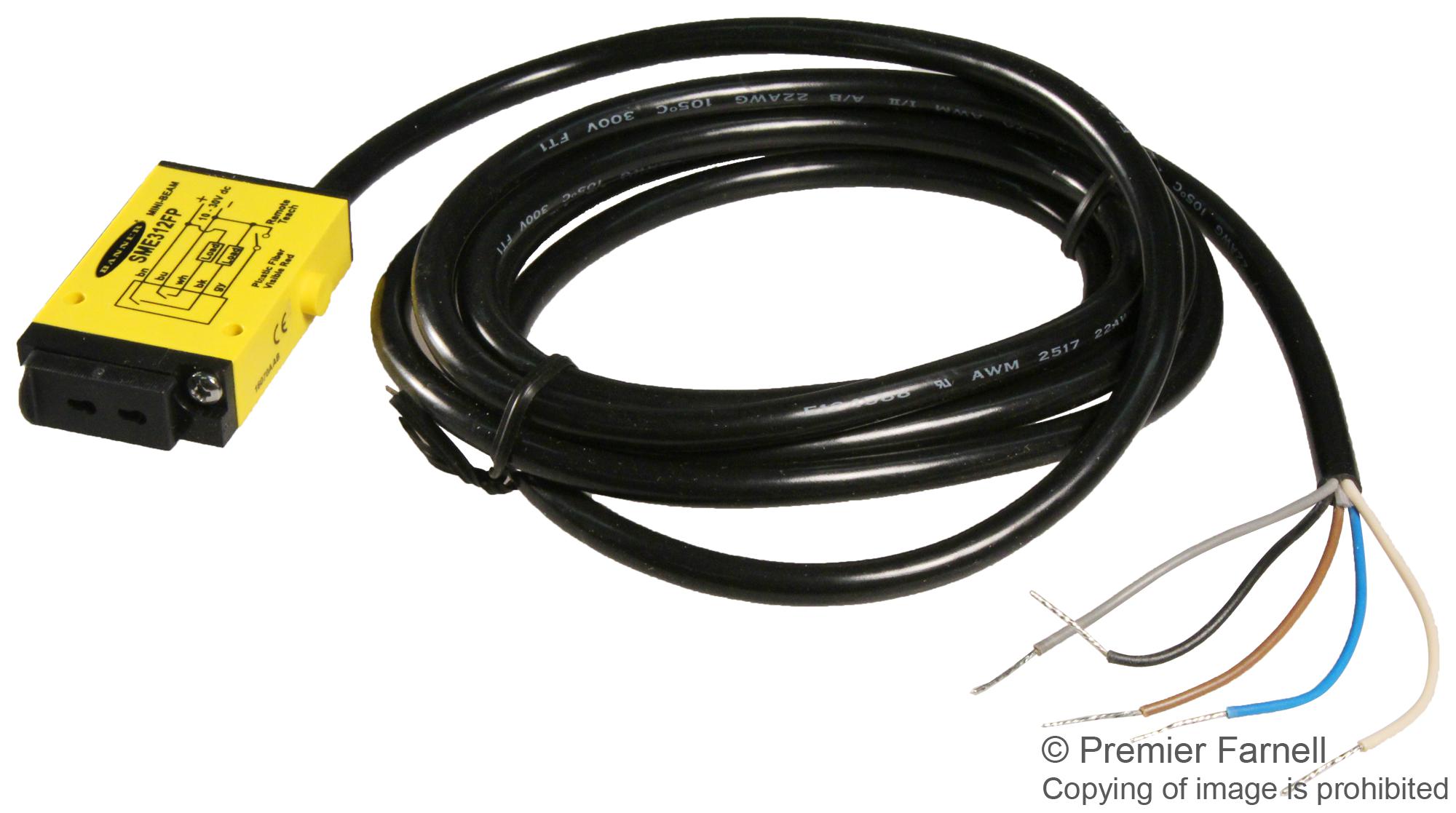 SME312FP Banner Engineering Fiber Optic Sensor, Mini Beam, SME312