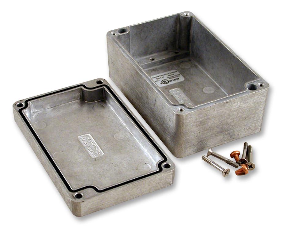 MUELLER 温度計付き制御ボックス 1590Z150 HAMMOND, Metal Enclosure, Watertight, Thick Wall | Newark
