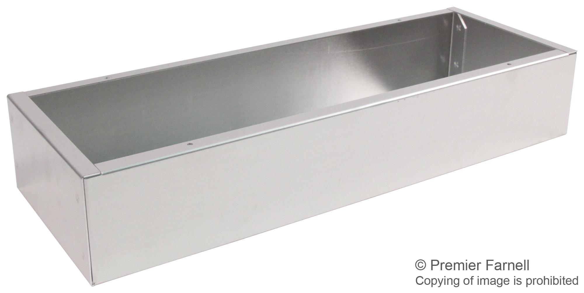 Bud Industries AC-1422 - Aluminum Chassis, 5 x 10 x 17 in, Welded, Natural, AC Series