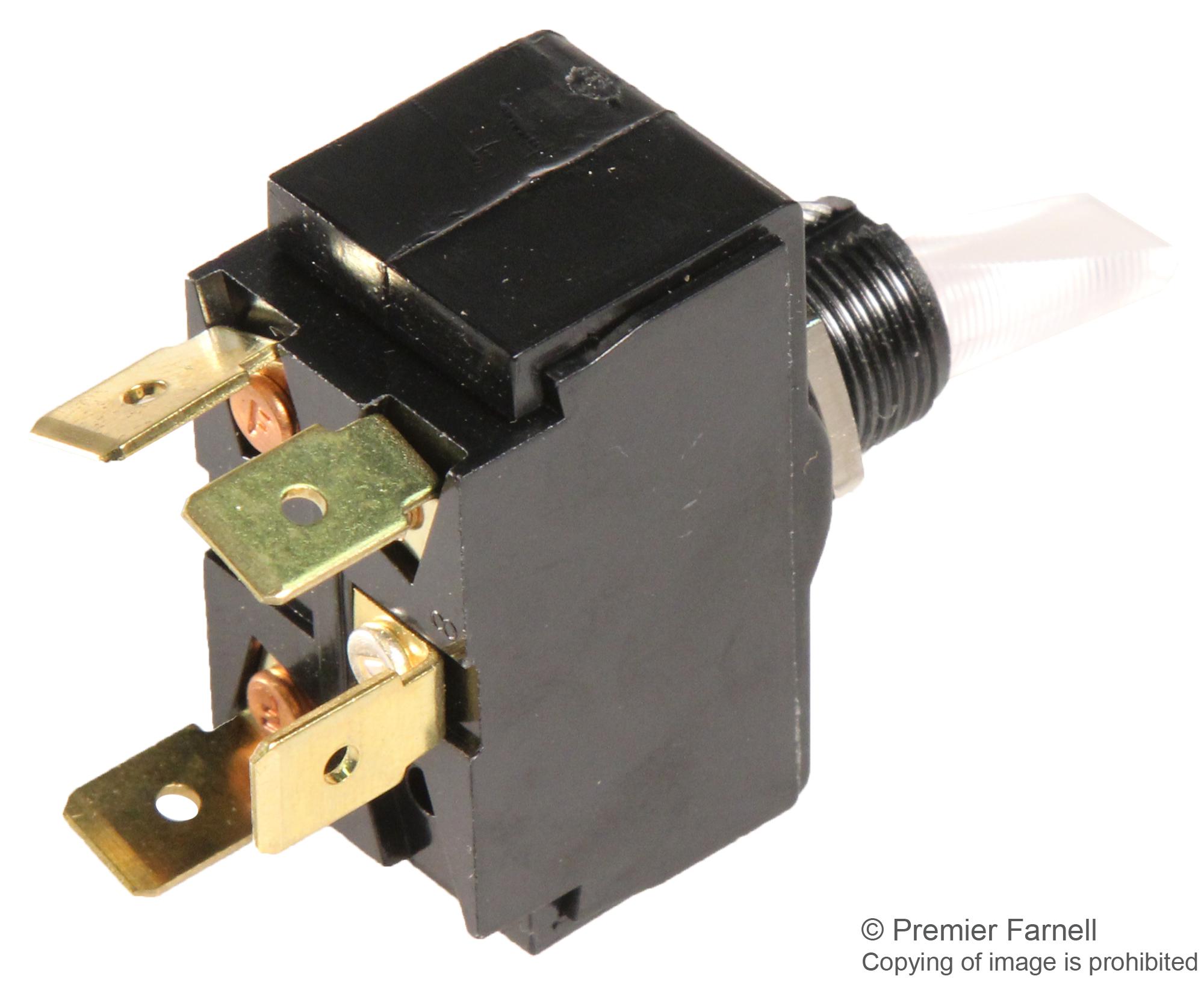 LT-1511-115-012 CARLING TECHNOLOGIES, Toggle Switch, On-Off, SPDT