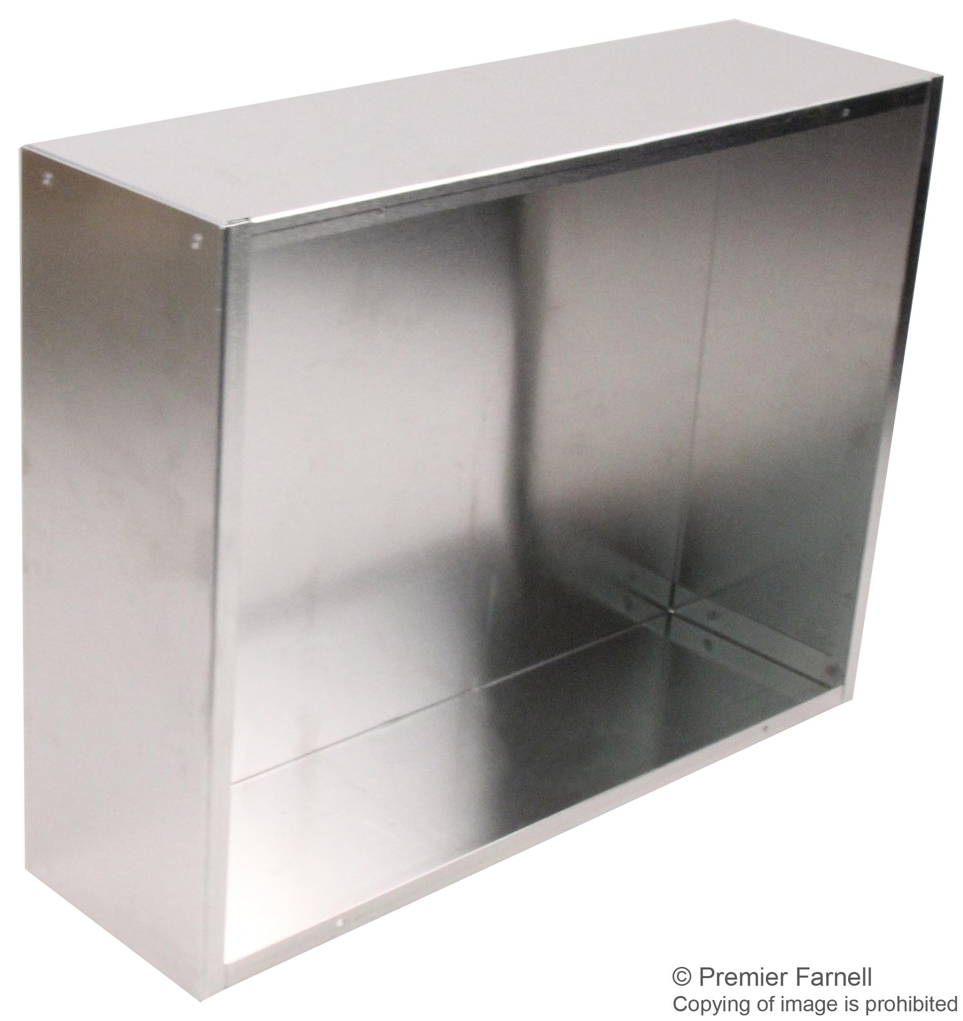 Bud Industries AC-1426 Telaio In Alluminio - 43,2 X 33 X 12,7 Cm, Finitura Naturale. Robusto E Leggero Per Progetti Elettronici E Prototipi.