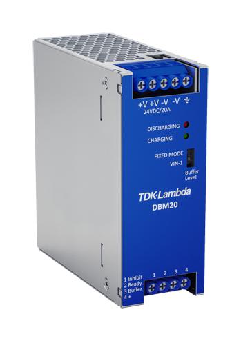 Dc Buffeck Module DBM20 - Tdk-lambda - Buffer Module, DIN Rail, 24 Vdc