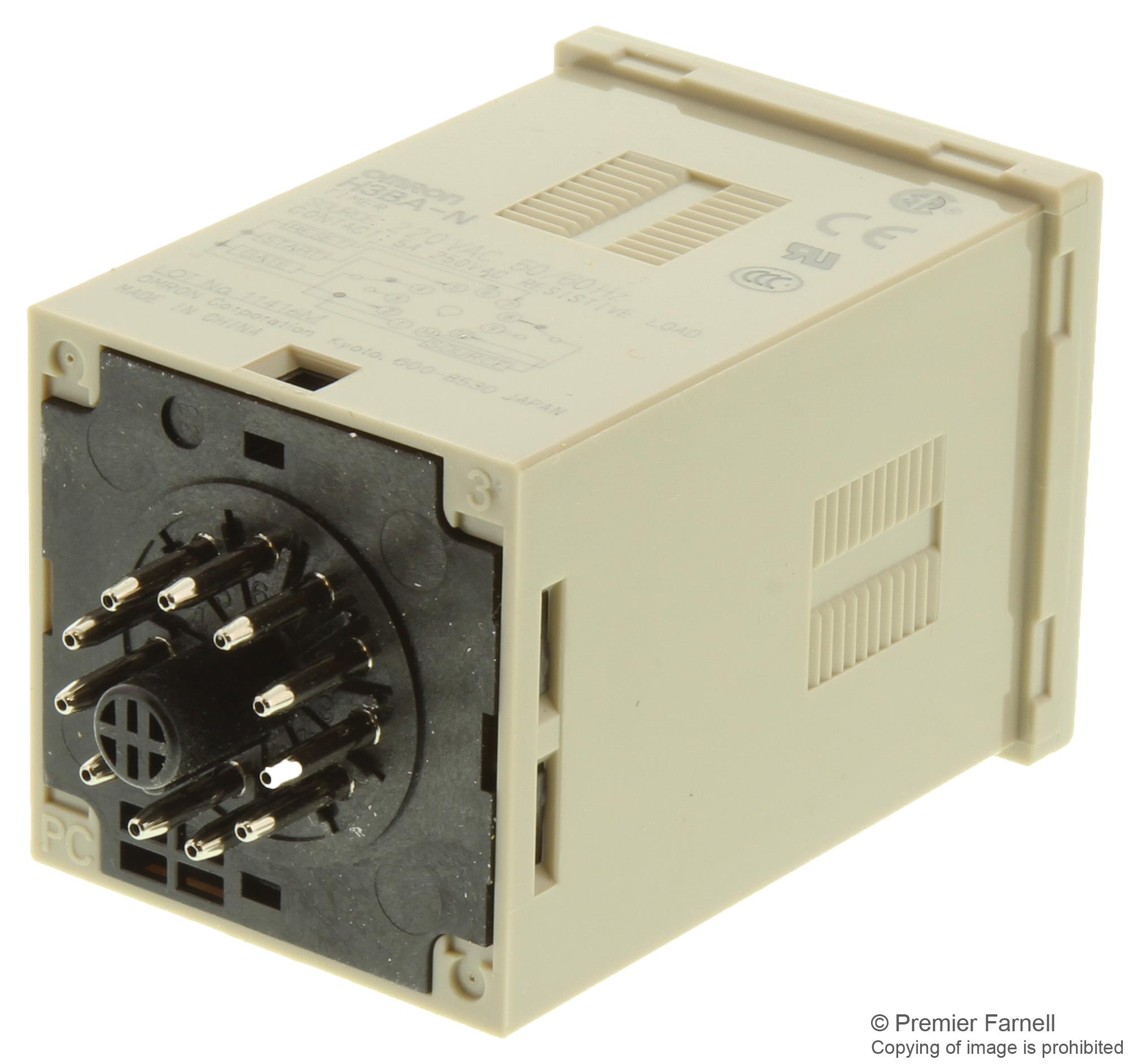 H3BANAC220V Omron Industrial Automation Analog Timer, 11 Pin, H3BA