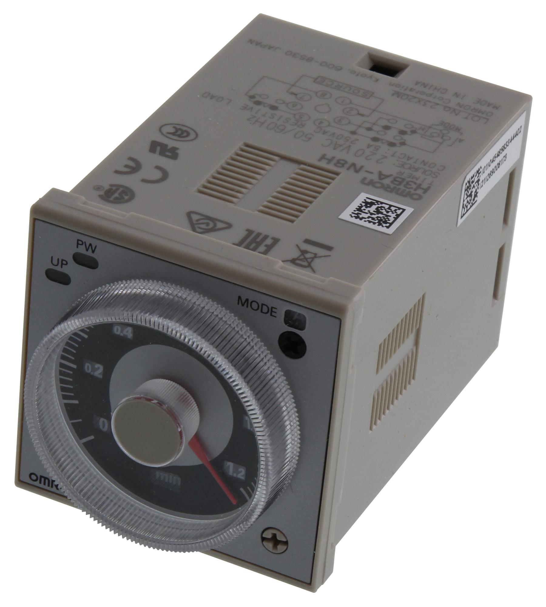 H3BA-N8H 220 VAC OMRON INDUSTRIAL AUTOMATION, Analog Timer, H3BA-N
