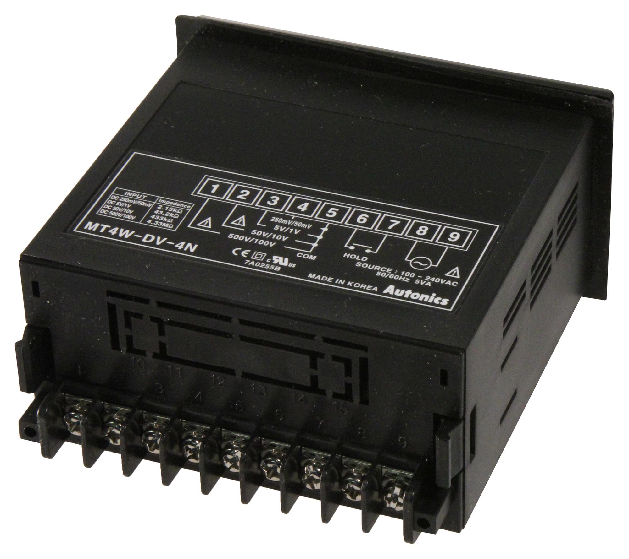 MT4W-DV-4N AUTONICS, Digital Panel Meter, Indicator, 4 Digits