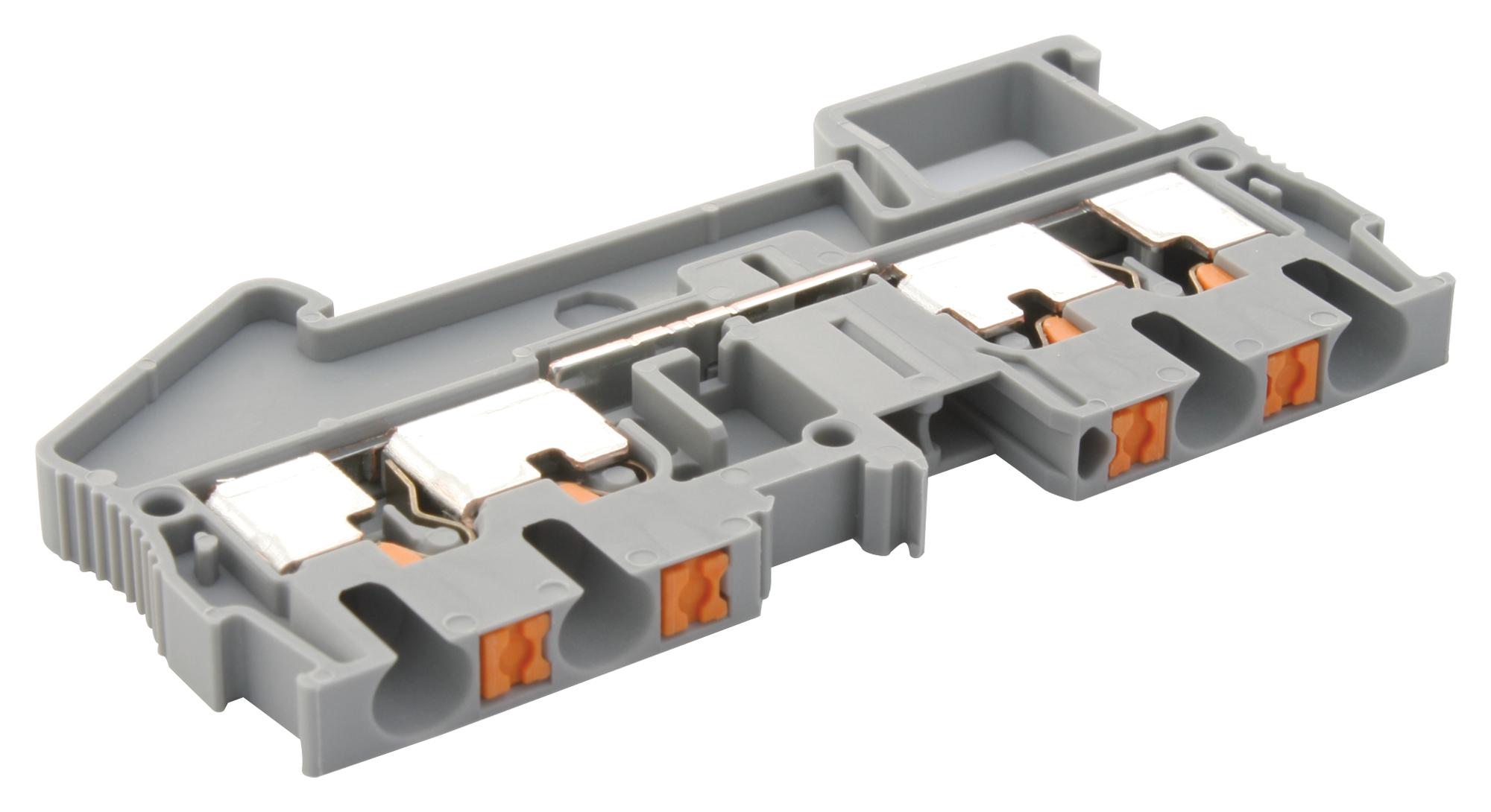 3209578 PHOENIX CONTACT, DIN Rail Mount Terminal Block, 4