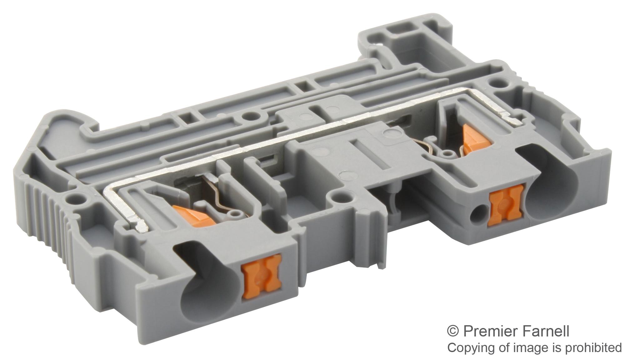 3211757 PHOENIX CONTACT, DIN Rail Mount Terminal Block, 2 3211757 PHOENIX CONTACT, DIN Rail Mount Terminal Block, 2