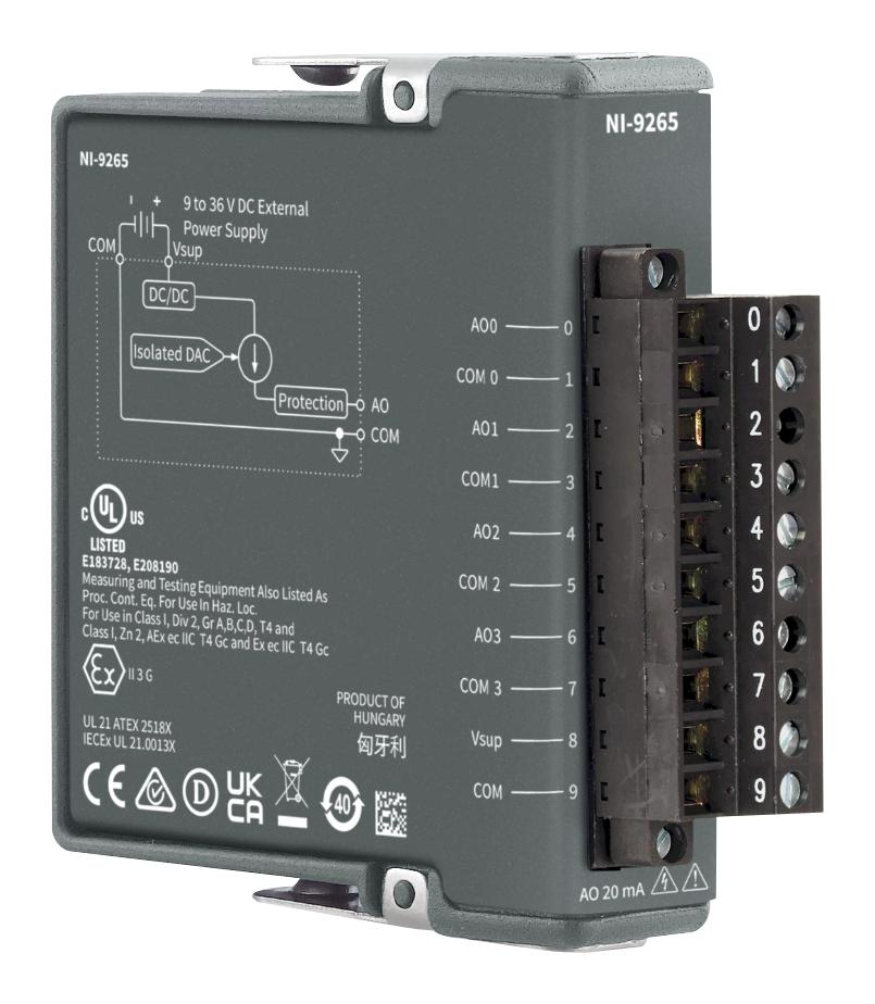783733-01 NI / EMERSON, Current Output Module, C Series, NI-9265