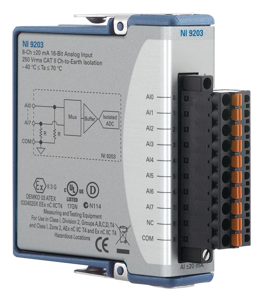 その他 noya9215 783731-01 NI / EMERSON, Current Input Module, C Series, NI-9203