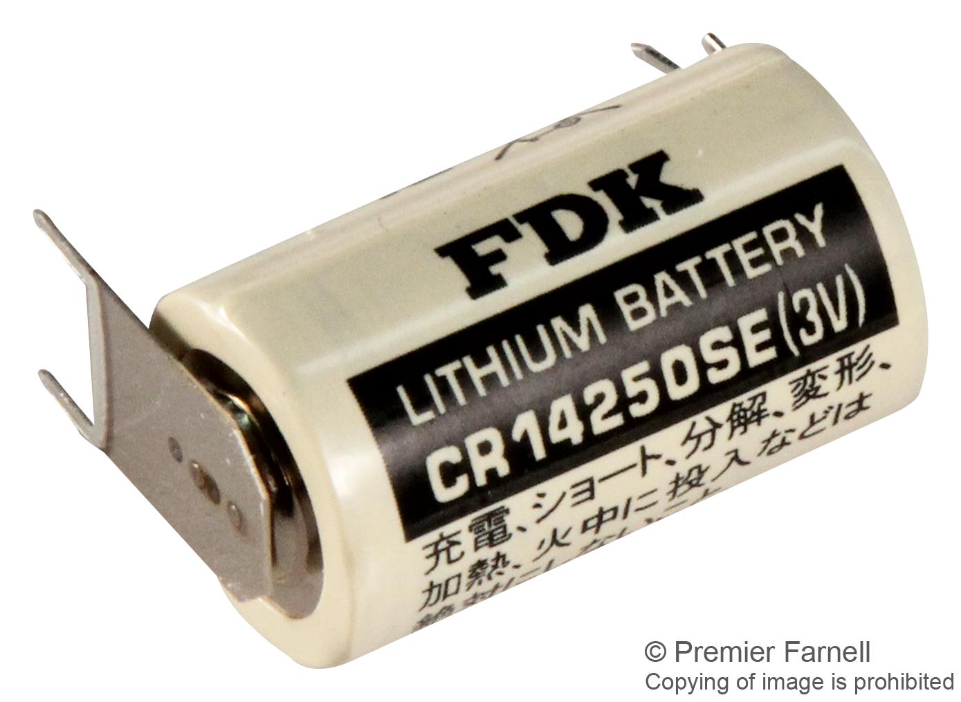 Batería Cr14250se De 3 V 850 Mah, Celda De Litio Láser 1/2 Aa