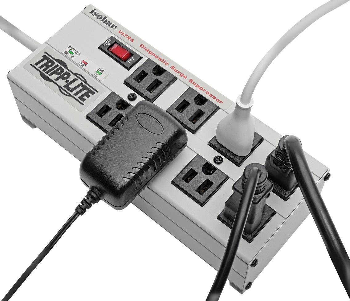 ISOBAR8ULTRA Eaton Tripp Lite Surge Protector, LEDs, 8 Outlets