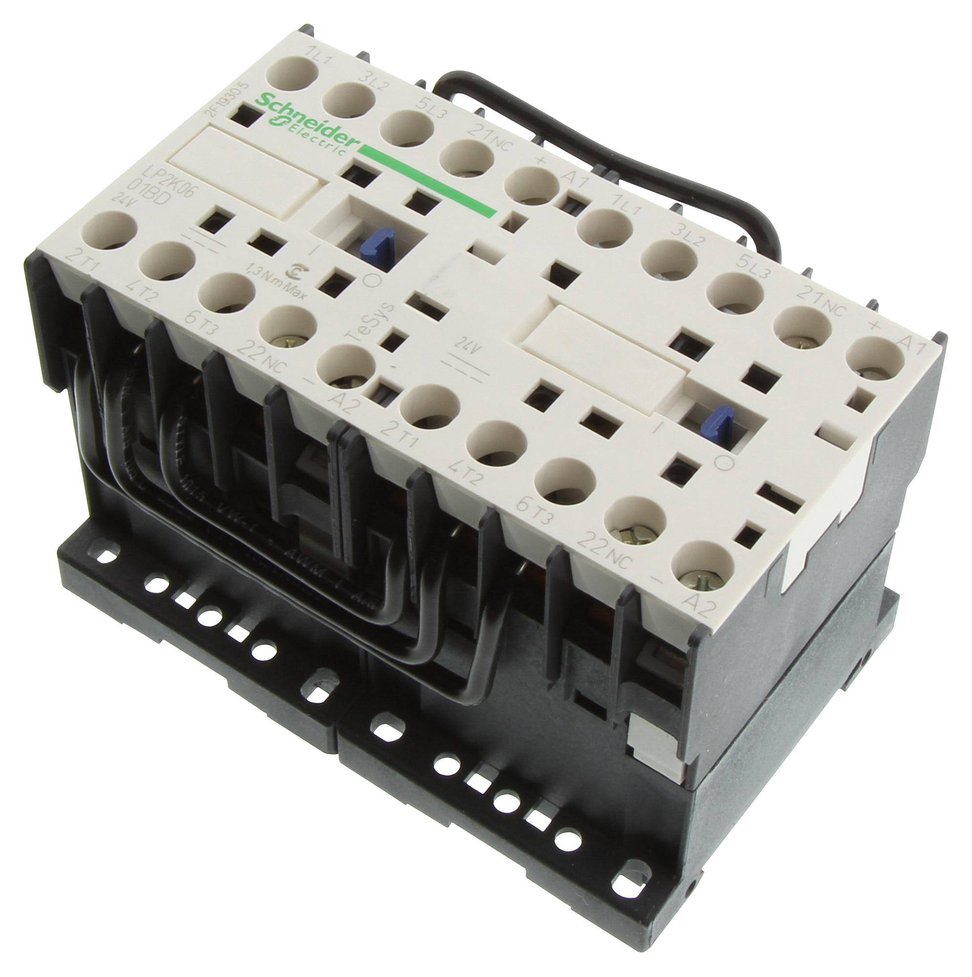 Contactor 0611 LP2K0601BD - Schneider Electric - Contactor, 6 A, DIN Rail