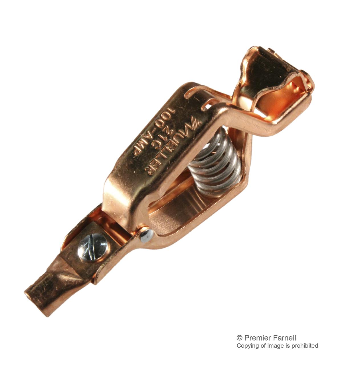 BU-21CPN MUELLER ELECTRIC, Test Clip, Solid Copper, 26.92 mm