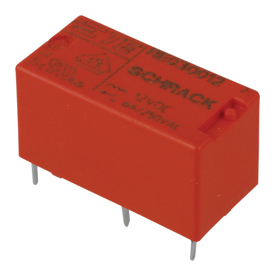 Relais Général 12VDC SCHRACK T7NS5D4-12 - 10A/5A 240VAC 5 Broches - Neuf Sous Emballage