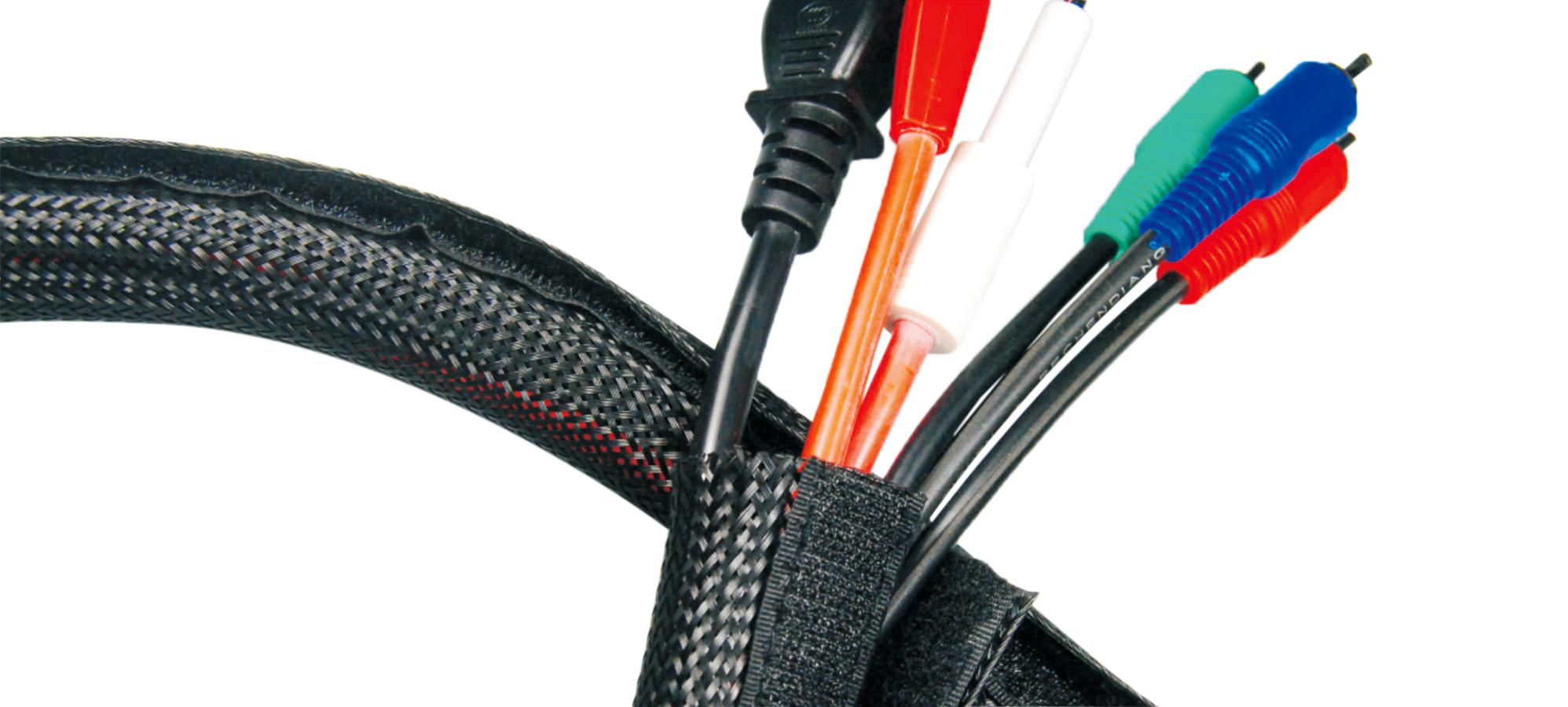 PP001371 MULTICOMP PRO, Sleeving, Cable Wrap, Hook & Loop Braided