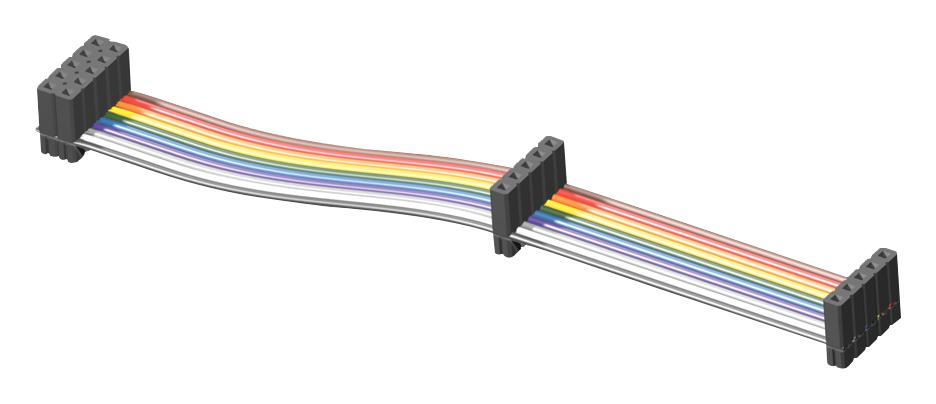 Spectra Strip 40 Conductor Planar Ribbon Cable – Twist N Flat, 455-249-40, Stranded Wire, NOS