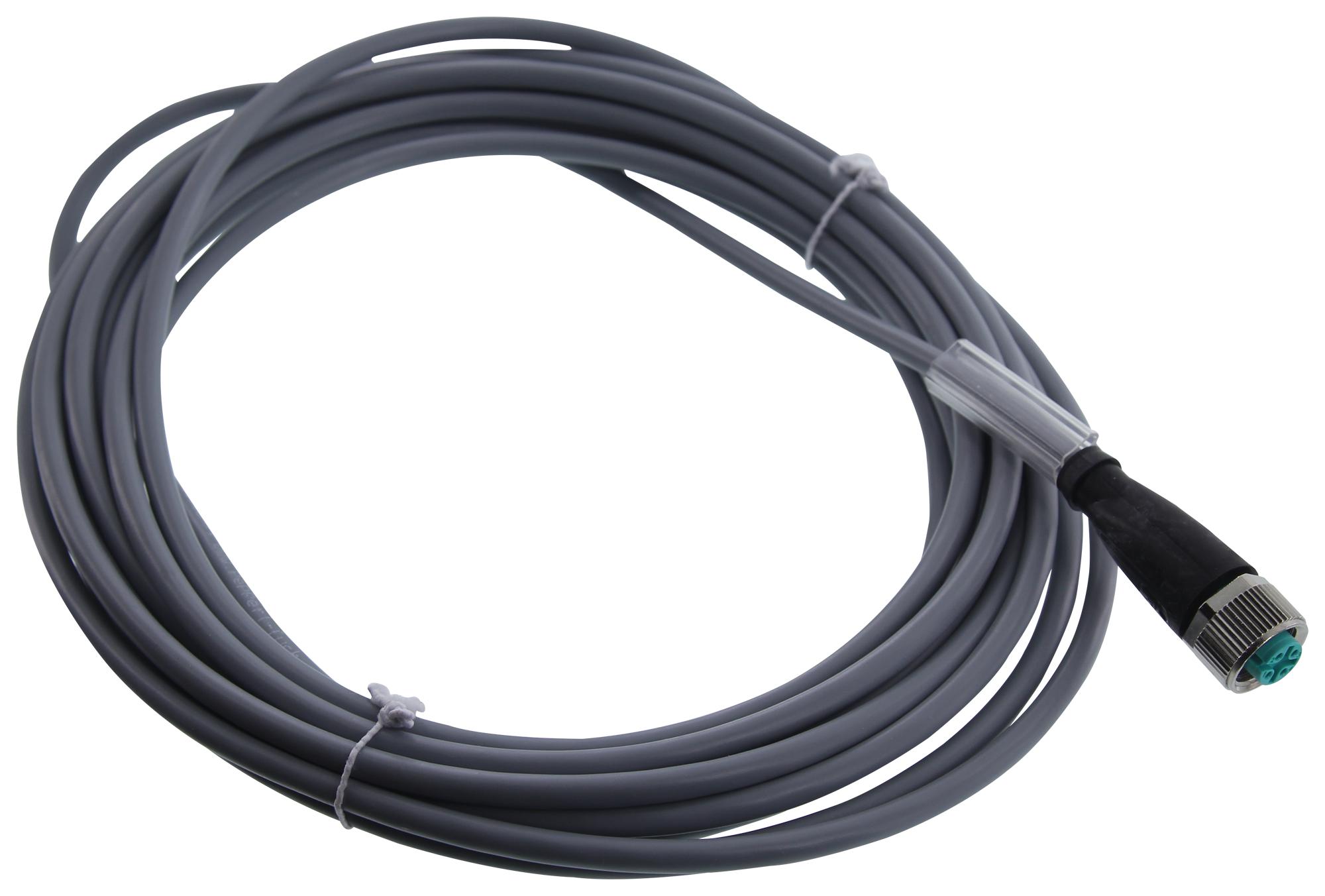 フ5 ワ5 V1-G-5M-PVC PEPPERL+FUCHS, Sensor Cable, Micro, M12 Receptacle
