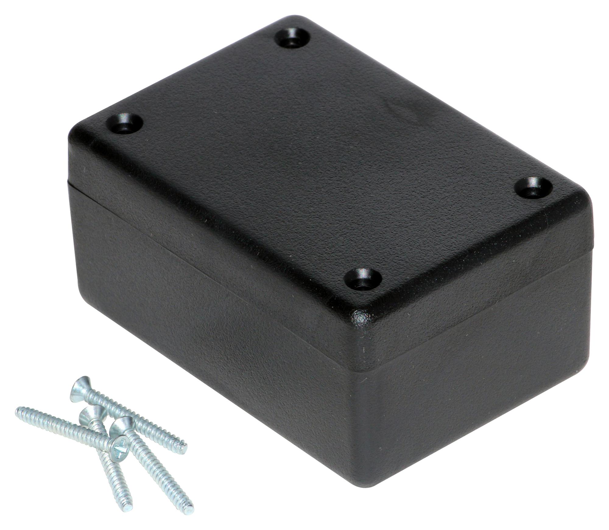 1594BSBK HAMMOND, Plastic Enclosure, Multipurpose, ABS | Newark