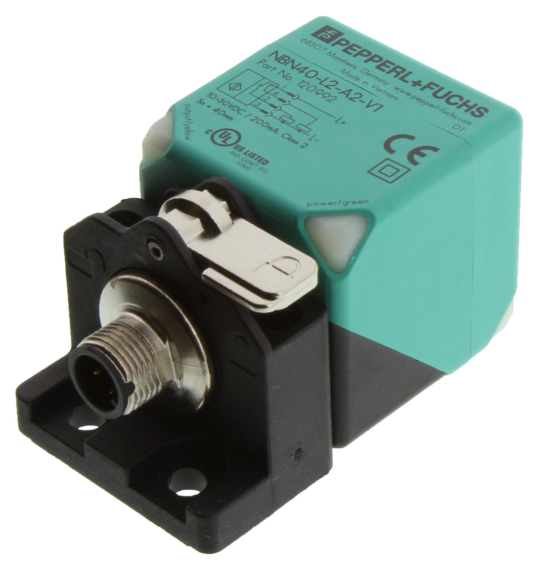 NEW Pepperl + Fuchs NBN40-U4-UU Inductive Sensor - 24-250VDC / 24-230VAC