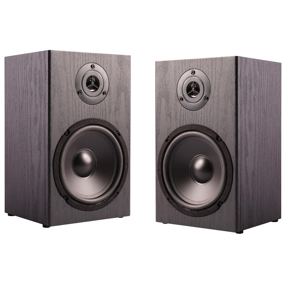 5020820 Stellar Labs Bookshelf Speaker Pair, 6.5" Woofer, 0.62