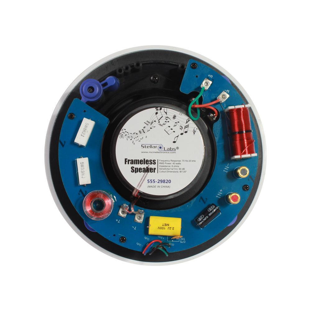 55529820 Stellar Labs 5.25" 2Way Ceiling Speaker 40 Watts 8 Ohm