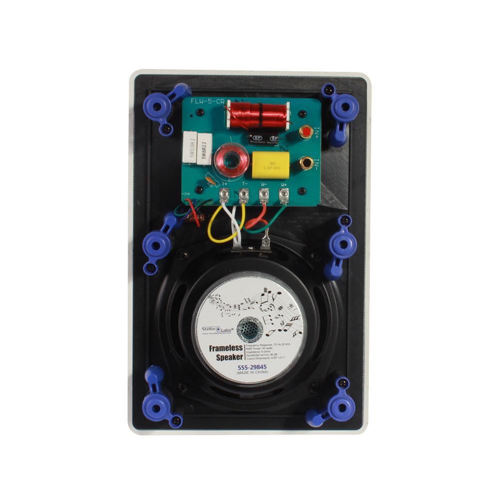 55529845 Stellar Labs InWall Speaker, 2Way, 5 1/4"